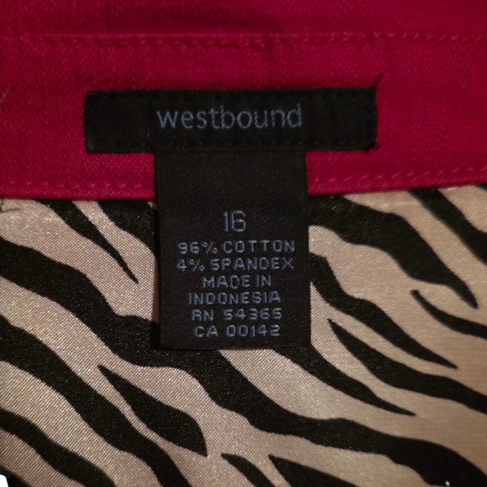 Zebra Lined Collar & Cuffs, Large Sparkle Jeweled Buttons, Red Denim Jacket - Picture 2 of 12